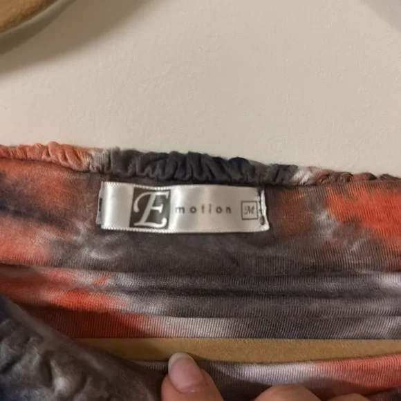 Gorgeous hand tie dye strapless dress - Picture 5 of 5